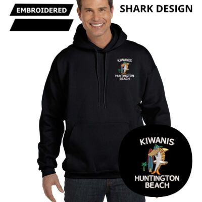 UNISEX EMBROIDERED FLEECE SHARK DESING Thumbnail