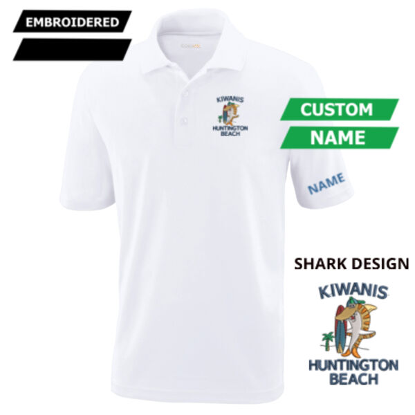MEN EMBROIDERED  POLO SHARK DESIGN  Thumbnail